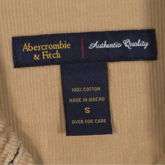 Abercrombie & Fitch‎ Women’s Authentic Quality Corduroy Jacket Button Y2K SMALL - Picture 4 of 8